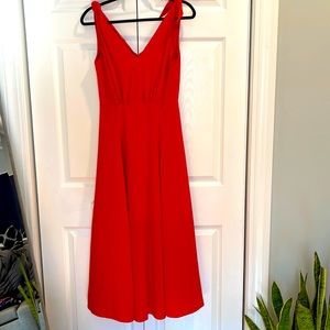 Betsey Johnson Red Midi Dress